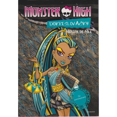 Monster High - Nefera de Nile + Operetta - Dokreslovačky se samolepkami