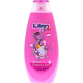 Lilien dětský šampon & pěna 2v1 pro dívky 400 ml