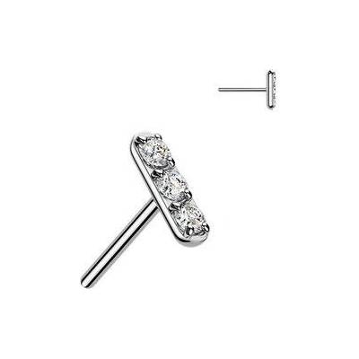 Šperky4U Ozdobná část k PUSH IN piercingu TITAN TIT1657