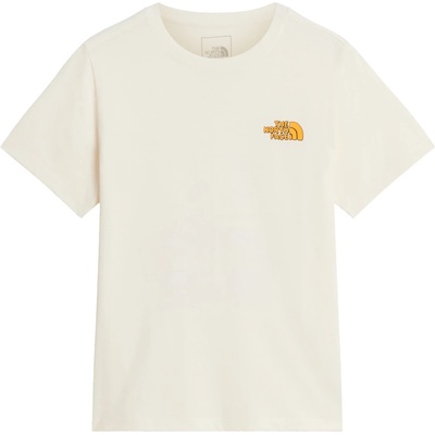 The North Face Детска тениска The North Face Kid's Teen Boy Outdoor Regular S/S Tee T-shirt - White Dune - размер M (704-6512-0213)