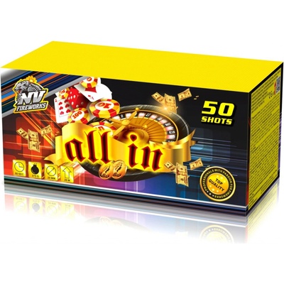 Kompaktní ohňostroj All In 50 ran 20 mm