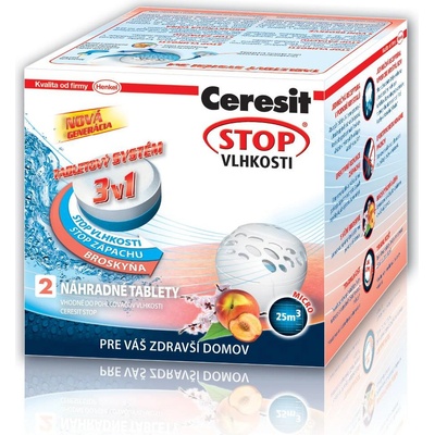 Ceresit stop vlhkosti náplň 3v1 broskev 2 x 300 g