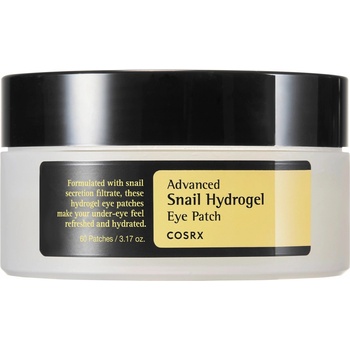 Cosrx Advanced Snail Hydrogel Eye Patch Hydrogélové vankúšiky pod oči so slimačím slizom 60 ks