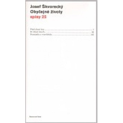 Obyčejné životy - Josef Škvorecký