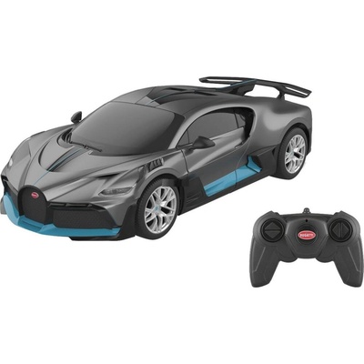 Jamara Toys Jamara Bugatti Divo кола с дистанционно управление тъмносив/светлосин, мащаб 1: 24 (402111)