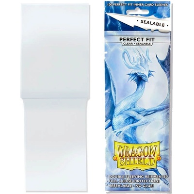 Dragon Shield obaly Dragon Perfect Fit Sealable Clear 100 ks