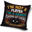 Javoli vankúš z polyesteru Gamer 40x40