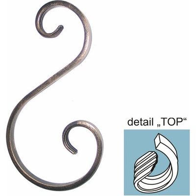 Element tvaru-S h260, b115/65, 12x6mm