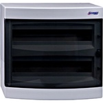 Schrack Табло апартаментно за открит монтаж 36 модула, 2 реда, прозрачна врата - Schrack (BK080106)