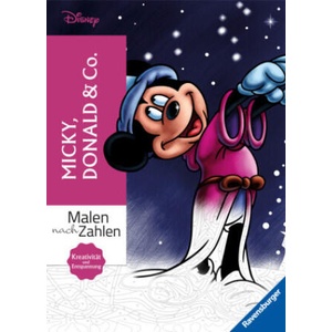 Malen nach Zahlen Disney: Micky, Donald & Co. - Malbuch für Erwachsene | Rina Gregor (ISBN: 9783473498345)