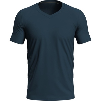 Stedman tričko V-Neck T Clive výstřih do V krátký rukáv pánské modré marine