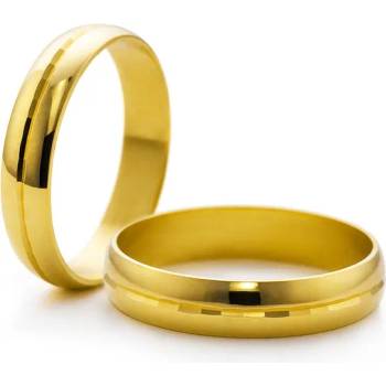 Image 1 of SAVICKI Сватбени халки: злато, полукръгъл профил. 3.5 мм