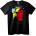 NOONEBRAND Тениска Nirvana Поп Арт - 4XL, Black