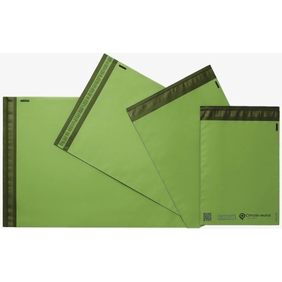 Poštovní plastové obálky zelené 305 x 406 mm