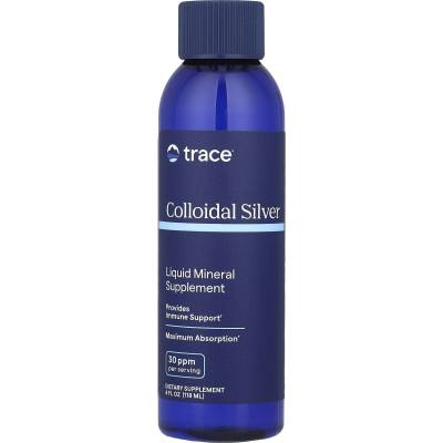 Trace Minerals Colloidal Silver, 118 ml, Trace Minerals (9296)