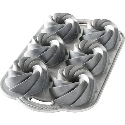 Nordic Ware Forma na 6 malých báboviek zlatá 6x160 ml