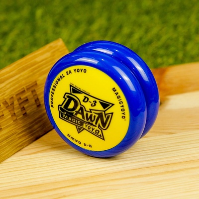 MagicYoyo Magic D3 loopovací yoyo na 2A triky Tm. Modrá + Žlutý střed