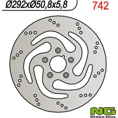 Zadní brzdový kotouč NG Harley-Davidson 1340 DYNA GLIDE / SOFTAIL 1984 - 1998 – Zboží Mobilmania