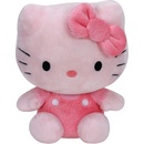 Plyšáci Beanie Babies Lic HELLO KITTY růžová 25 cm