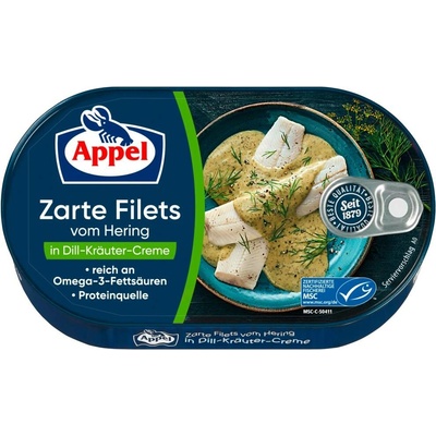 Appel sleď filety kopr bylinkový krém 200 g