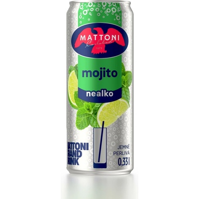 Mattoni Minerální voda Mojito plech 24 x 0,33 l