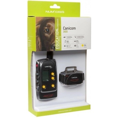 NUM'AXES Canicom 300 - Професионален тренировъчен нашийник за кучета, 300 метра обхват , 108 х 55 х 24 мм