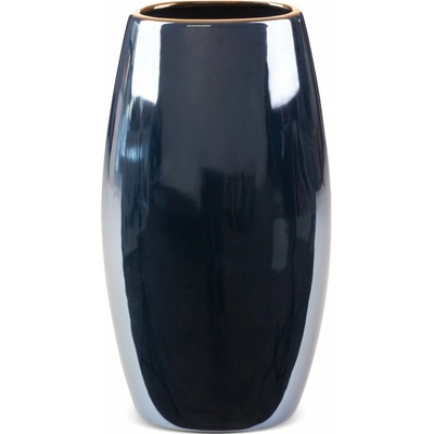 EUROFIRANY KERAMICKÁ VÁZA AMORA 19X12X35 CM TMAVOMODRÁ