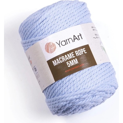 Yarn Art Macrame Rope 5 mm 760 světle modrá