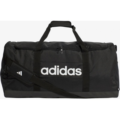 adidas Linear Duffel L BLACK/BLACK/WHITE černá 65 L – Zboží Dáma