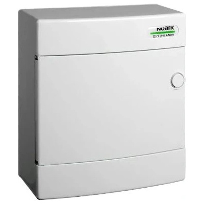 NOARK Electric ТАБЛО АПАРТАМЕНТНО 8 ПРЕДПАЗИТЕЛЯ ОТКР. МОНТАЖ БЯЛА ВРАТА 1 РЕД noark (101504)