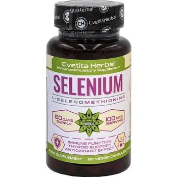 Image 1 of Cvetita Herbal Selenium 100 mcg [80 капсули]