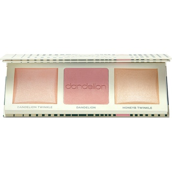 Benefit Cosmetics BENEFIT Twinkle N Jingle Dandelion Blusher & Highlighter Palette Палитра 12gr