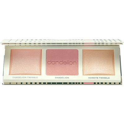 Benefit Cosmetics BENEFIT Twinkle N Jingle Dandelion Blusher & Highlighter Palette Палитра 12gr