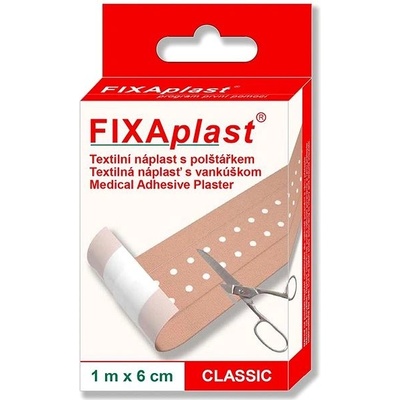 FIXAPLAST náplasť CLASSIC 1 m × 6 cm