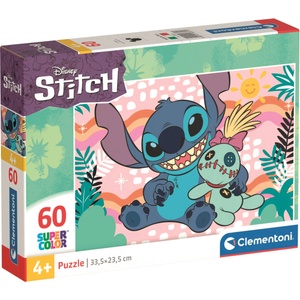 Clementoni Детски пъзел Clementoni от 60 части - Стич (26331) - baby