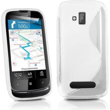 Image 1 of Nokia Lumia 610 Силиконов Калъф Бял + Протектор