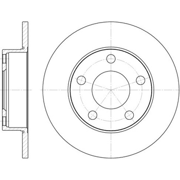 Brzdový kotúč REMSA 6124.00