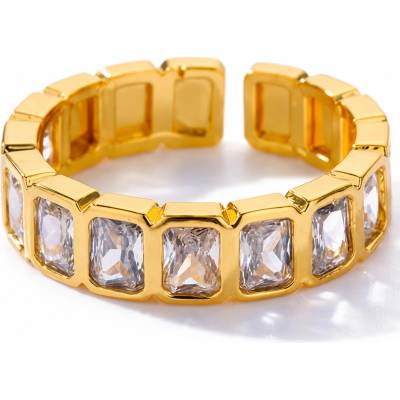 Glanzio prsteň Crystal Élégance nastaviteľný 87016