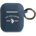 U. S. Polo Assn Калъф US Polo USACA2SFGV за AirPods, син (USP000113)