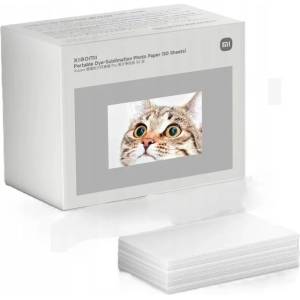Xiaomi Фотохартия Xiaomi Portable Dye-Sublimation Photo Paper, 2бр. мастилени патрони, 50x76mm, 50 листа (BHR082PGL)