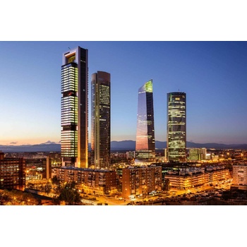 DIMEX ART s. r. o Флизелинов фототапет небостъргачи в мадрид 375 x 250 см