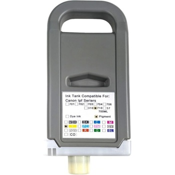 Compatible Canon PFI-710Y 2357C001 жълт (yellow) съвместими касети (2357C001)