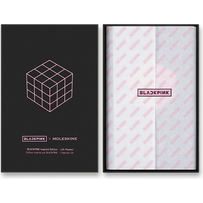 Moleskine Blackpink A5 týždenný 2026-27 čiernoružový