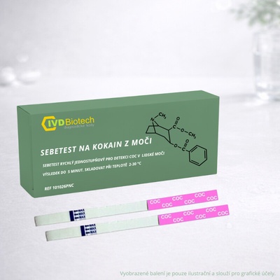IVD Biotech Test na kokain - sebetest na kokain z moči 2ks