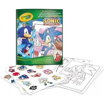 Crayola Crayola: Sonic the hedgehog със стикери за оцветяване