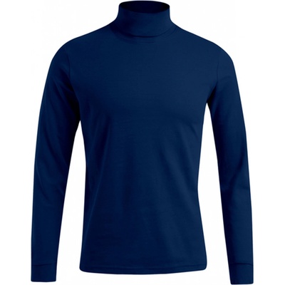 Promodoro pánské rolákové tričko Long sleeve námořnická modrá