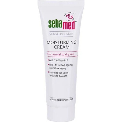 SebaMed Sensitive Skin Moisturizing hydratační krém s vitamínem e pro citlivou pleť 50 ml