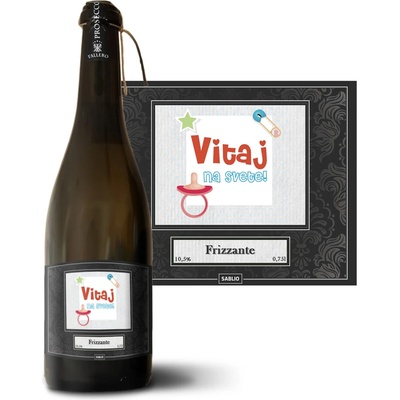 Sablio Vitaj na svete 3 Prosecco biele suché šumivé víno 10,5 % 0,75 l (holá fľaša)