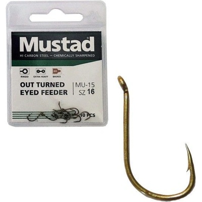 Mustad Eyed Out Eyed Feeder vel.12 10 ks