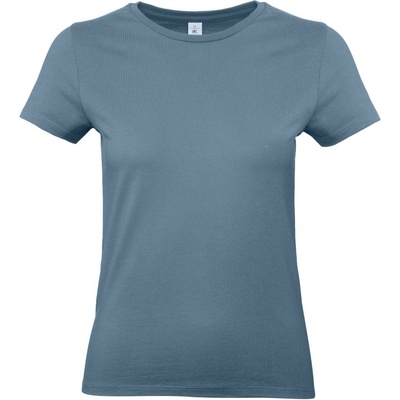 B&C Collection B&c 190 / Дамска тениска от плътен памук - каменно синя m (01004t46002)